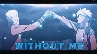 Halsey - without me | naruto - boruto amv edit