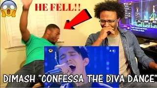 Dimash - Confessa + The Diva Dance (REACTION)