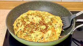 Быстрый, Простой и Вкусный Ужин или Завтрак из кабачков! Вкусные жареные Кабачки и Яйца!