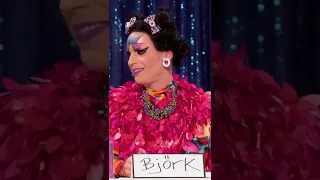 RuPaul's Drag Race All Stars 2 Snatch Game: Katya As Björk #shorts