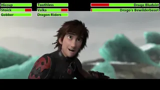 Drago Controls Toothless Scene with healthbars (200K Subscribers Special)