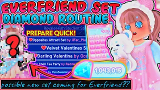 GET DIAMONDS *QUICK* FOR THE NEW EVERFRIEND SET WITH THIS ROUTINE! *PREPARING* ROBLOX Royale High