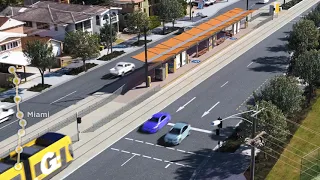 Gold Coast Light Rail 3: updated detailed fly-through
