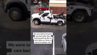 Guy with knife attacks Tow truck  Instagram @miamiirepo