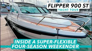 Flipper 900 ST yacht tour: Inside a super flexible four-season weekender | Motor Boat & Yachting