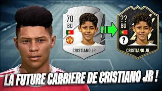 Je joue la FUTURE CARRIÈRE de CRISTIANO JR, le fils de RONALDO sur FIFA 22 !