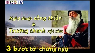 Osho sách nói/Nghệ thuật sống thiền và trưởng thành nội tâm/3 bước tới chứng ngộ/CDTV