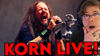 GEN Z listens to Korn - Freak On A Leash - 7/23/1999 - Woodstock 99 East Stage (Official)