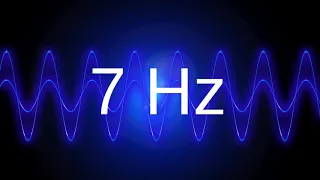 7 Hz clean pure sine wave BASS TEST TONE frequency