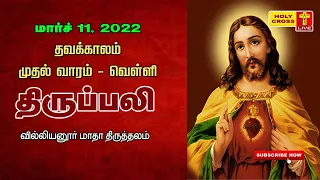 11 March 2022 Tamil Mass | Villianur Lourdes Shrine | Holy Cross Tv | Daily Tv Mass | Today Mass