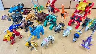 【PowerRangers Wild Force All megazord】ガオレンジャーの全DXロボで遊んでみた