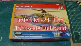 Italeri Mi-24 Hind F 1:72 scale full build