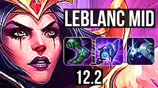 LEBLANC vs VEIGAR (MID) | 13/1/9, Legendary | EUW Diamond | 12.2