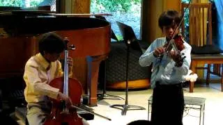 June 6, 2010 Violin/Cello Recital