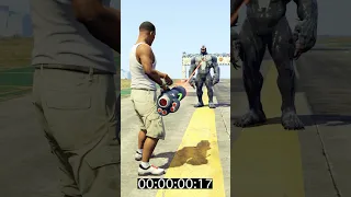 HULK vs VENOM in GTA 5! (BATTLES) #shorts