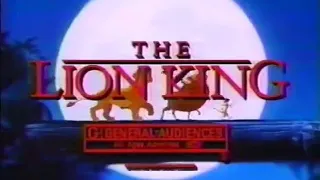 The Lion King commercial 1994