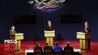 Bush, Clinton, Perot: The first 1992 presidential debate