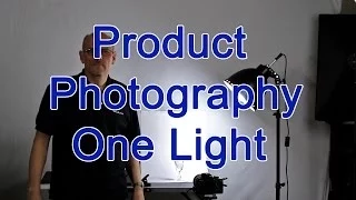 Product Photography Tutorial using one light