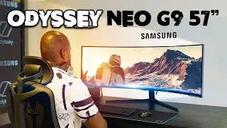 Samsung Odyssey NEO G9 57"- The Biggest Gaming Monitor Ever!