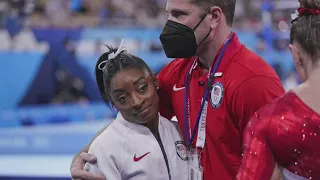 Simone Biles withdraws from Olympics all-around gymnastics competition to prioritize mental health