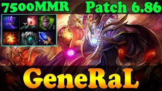 Dota 2 - Patch 6.86 : GeneRaL 7500 MMR Plays Invoker Vol 1 - Ranked Match Gameplay!