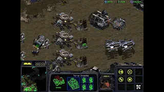 1V1 Terran vs Zerg, lost temple, STARCRAFT 1998,