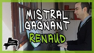 Renaud - Mistral Gagnant - Piano Solo