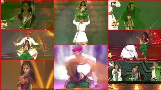 Anshika ne liya Ma Bhavani ka Roop|Super Dancer 4|Aryan and Anshika dance performance