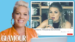 Pink Watches Fan Covers On YouTube | Glamour