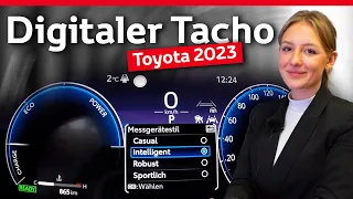 Toyota digitaler Tacho 2023 - Tutorial und Review