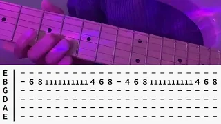 right now - one direction (electric guitar cover with tabs)