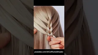 Easy Hairstyle Tutorial ❤️ Scissor Braid  #hairstyle  #peinado  #easyhairstyles