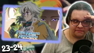 INSANE CLIFFHANGER | The Seven Deadly Sins Four Knight Of The Apocalypse Episode 23-24 Reaction!