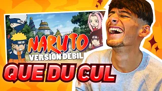 JE RÉAGIS aux 3 ÉPISODES NARUTO VERSION DEBILE du CHEF OTAKU  ! (QUE DU S*XE mdrrr)