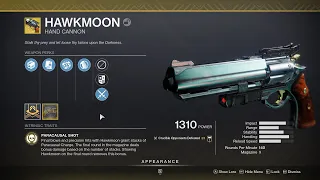 Hawkmoon (My Favorite Hand Cannon)