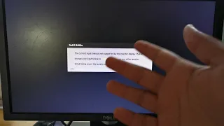 How to fix dell optiplex input timing not supported on dell (EASY FIX)