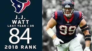 #84: J.J. Watt (DE, Texans) | Top 100 Players of 2018 | NFL