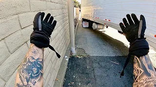 it is Impossible to park this truck here POV