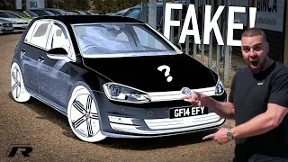 WE TRANSFORMED THE FAKE GOLF R!