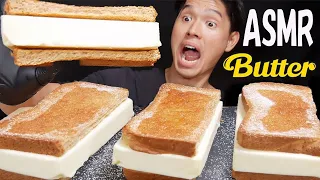 【ASMR】 BUTTER TOAST【COOKING & EATING SOUNDS】MUKBANG