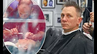Daniel Craig enjoys a pampering session after announcing he's expecting a baby with Rachel Weisz 48