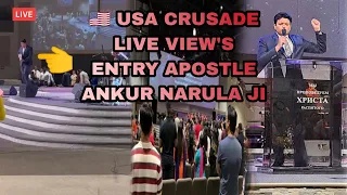 🇺🇲 USA CRUSADE में APOSTLE ANKUR NARULA JI के LIVE 🔴 VIEW'S