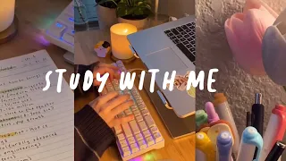 real time study with me! | 30 minute study session with music