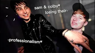 sam & colby losing their professionalism for 3 minutes straight