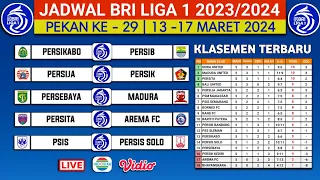 Jadwal Bri Liga 1 Pekan ke 29-adwal Liga 1 2024 Terbaru Hari ini- Persikabo vs Persib -live indosiar