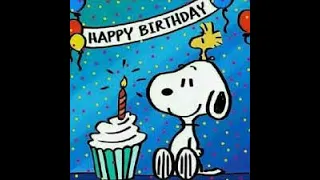 Happy Birthday - Snoopy Theme