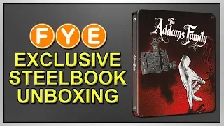 The Addams Family (1991) FYE Exclusive Blu-ray SteelBook Unboxing