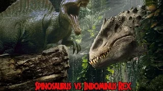 Spinosaurus vs Indominus Rex (Biggest Fight Of Dino History ?)