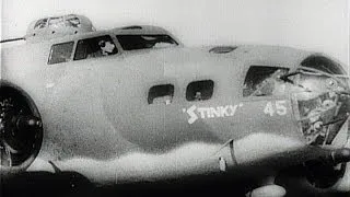 HD Historic Archival Stock Footage WWII - U.S. Bombers Raid Nazi Held France 1942