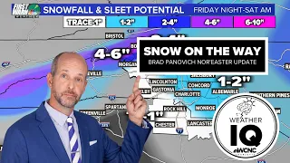 Brad Panovich Thursday 1/27 VLOG: Snow on the way for Charlotte, NC